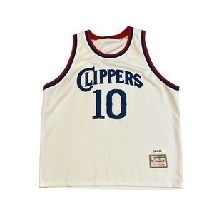 Vintage Mitchell & Ness Hardwood Classics Clippers Norm Nixon Jersey 1984-85